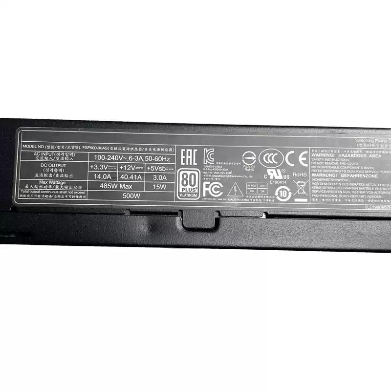 FSP500-30AS Flex ATX 1U PSU 50 - Atx Power Supply 1U Flex 500W 评论和价格